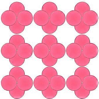 100pcs Clear Bingo Chips Transparent Math Counting Chips Plastic Game Markers for Game Night Math Learning Educational Activities