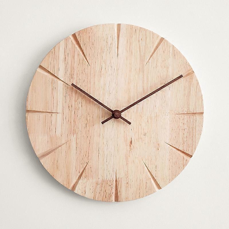 12inch Solid Wooden Wall Clock