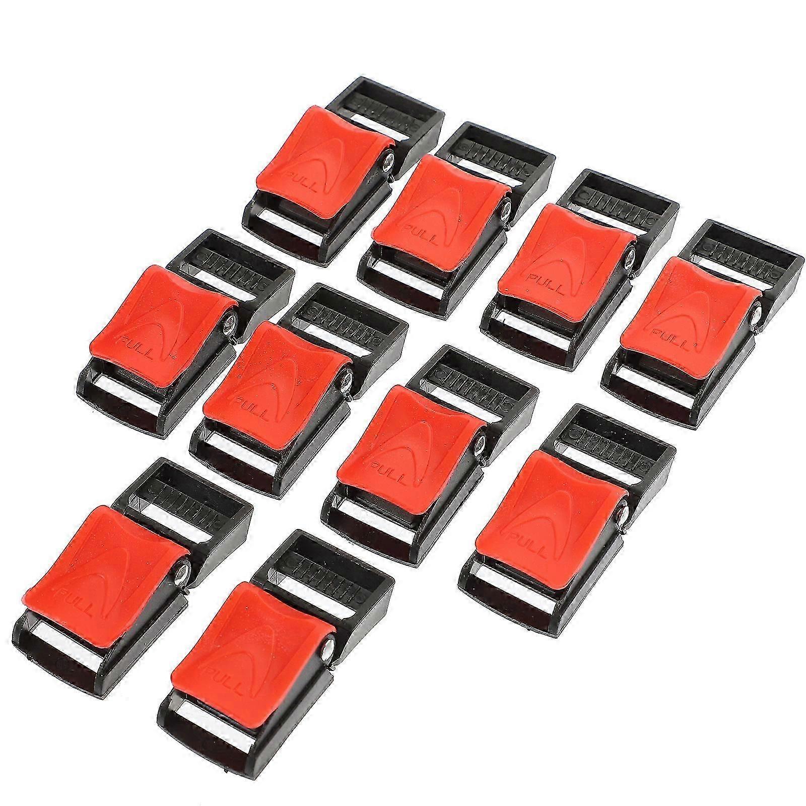 Quick Release Buckle for Motorcycle Chin Strap, Durable ABS Iron, 30 Pack Replacement