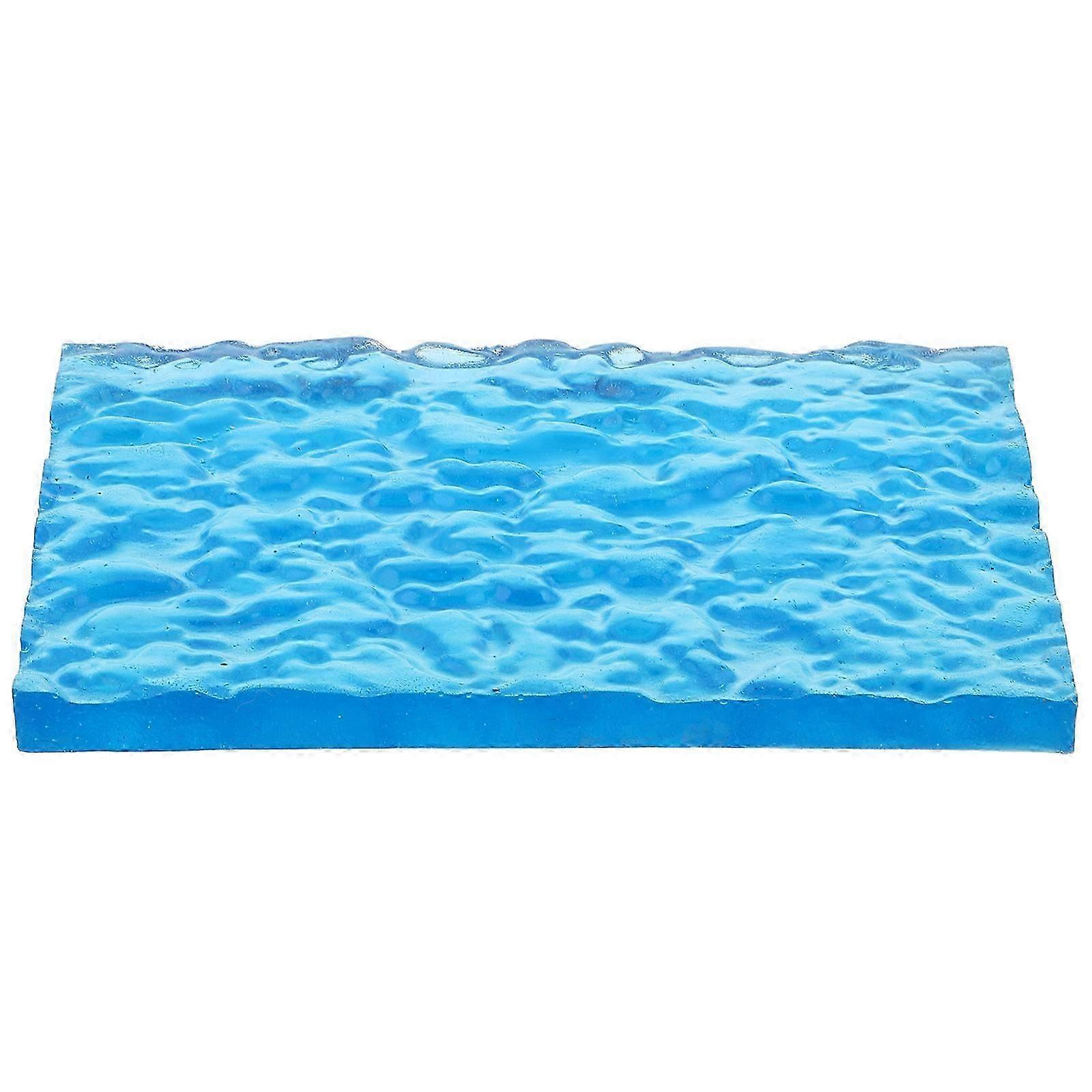 Water Wave Effect Resin Display Base, Realistic Scene for Model Figures and Collectibles