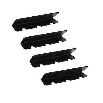4Pcs PVC Inflatable Boat Seat Hook Clip Bracket for Inflatable Rubber Dinghy Raft Yacht Kayak Rowing Boat Accessories Black