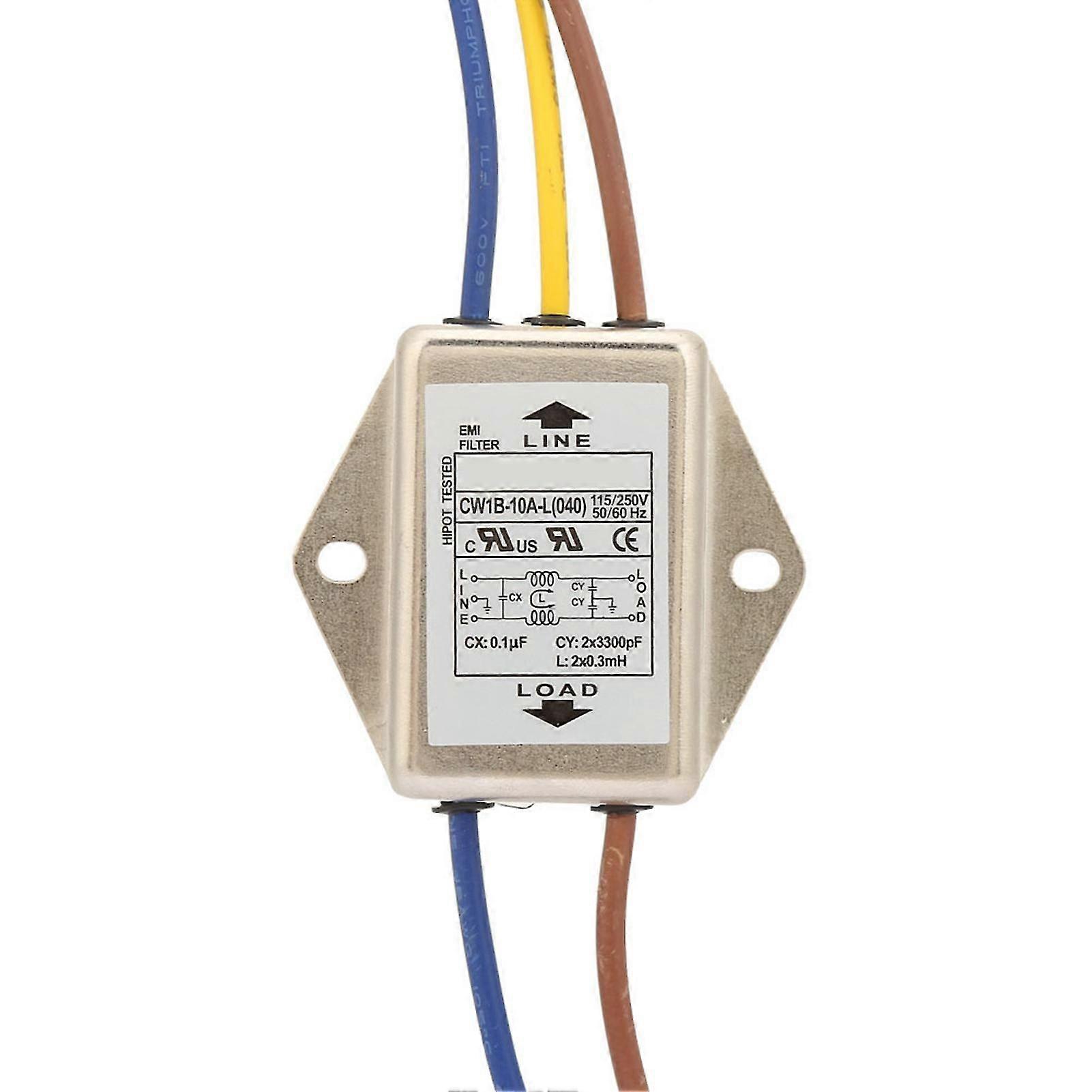 CW1B10A L(040)Single Phase Filter EMI Power Filter 125/250v