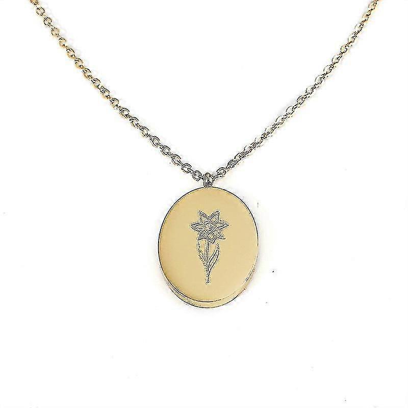 Mars Naissance Fleur' Pendentif Collier