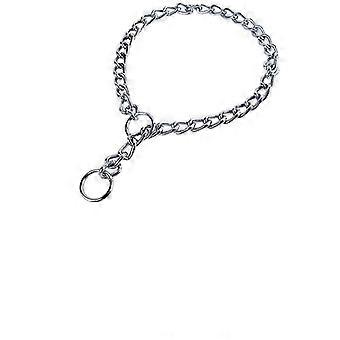 Kettenhund Training Choke Halsband (1 Stück Silber)