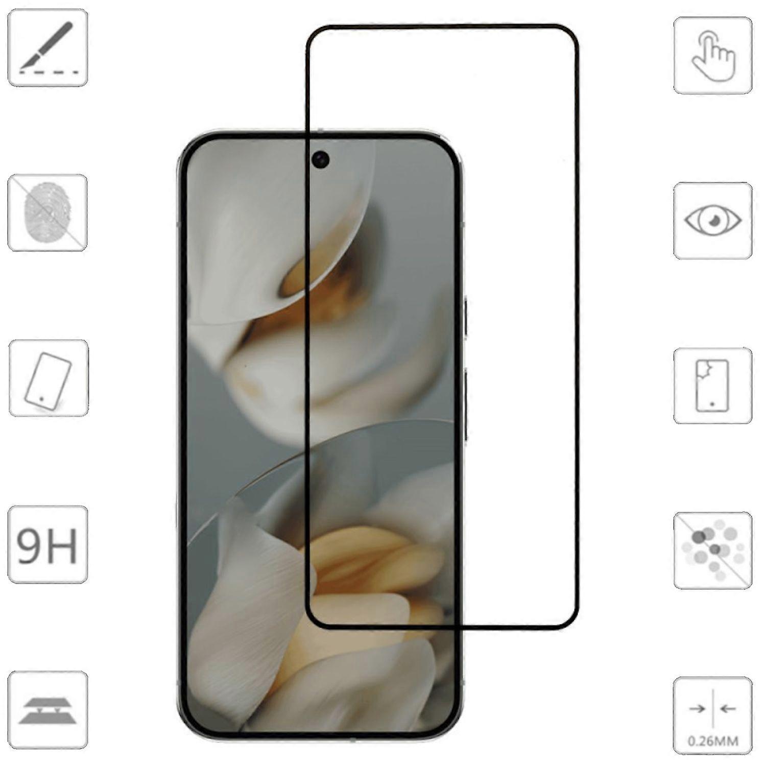 For Google Pixel 10 Pro XL 1x 3D Premium Full 9H 0.3mm Tempered Glass Film Protector