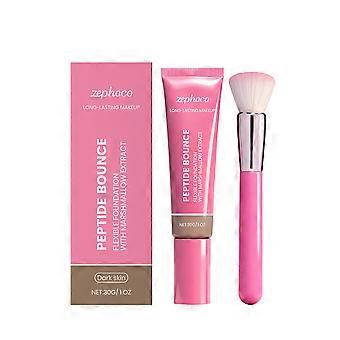 Zephoco Dark Skin Light And Long-Lasting Foundation Moisturizes, Nourishes And Brightens The Skin, Creating A Matte And Clear Makeup Look