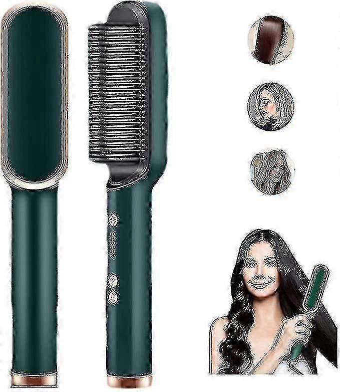 Negativ Ion Hår rettetang Styling Comb EU Plug-YNP