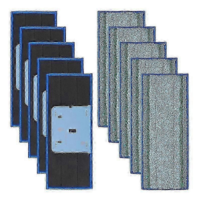 10 Pack Washable Microfiber Robot Mop Pad for M6 Ultimate, Replacement Cleaning Pads