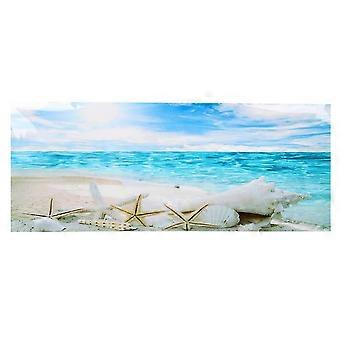 Affiche de fond dcorative en PVC avec toiles de mer, autocollant paysage pour aquarium, 122 x 50 cm