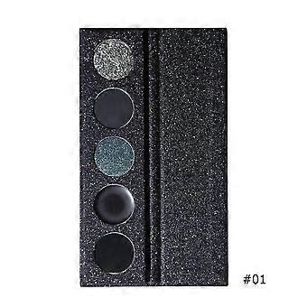 Extremely Dark Eye Shadow Tray Black  Eye Shadow Blush Cream Temperature Change Makeup Halloween Party Makeup Plate Durable Makeup Color