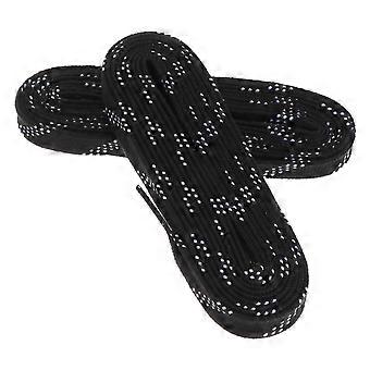 Anti-Freezing Ice Hockey Skate Shoelaces for 1Pair Sports Use Black