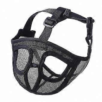 Dog Muzzle for Short Snout French Bulldog, Anti-Biting Chewing Licking Mesh Mouth Cover
