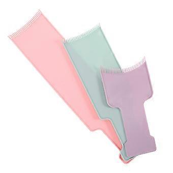 Assorted Color Balayage Board for Hair Highlighting 3Pcs Hair Stylist Tools