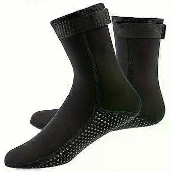 3mm Neoprene Socks Wetsuit Shoes Non Slip Surf Swim Fins Socks Warm Beach Boots for Snorkeling Diving Water Sports
