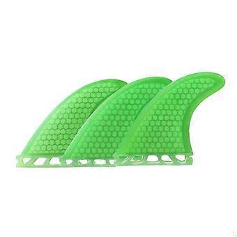 3 quillas Thruster de fibra de vidrio | Reforzadas, para tabla de surf con núcleo de panal