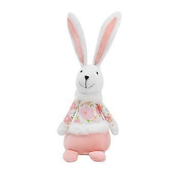 Easter Bunnies Rabbit Plush,Rabbit Stuffe Animal Huggable Rabbit Spring Home Decorations Christmas Easter Birthday Gift Pink