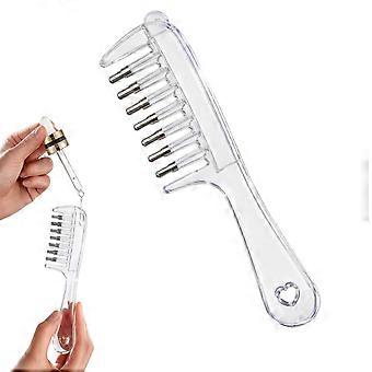 Refillable Hair Oil Applicator Comb, Scalp Serum Dispenser, Easy to Clean, Even Application, Transparent