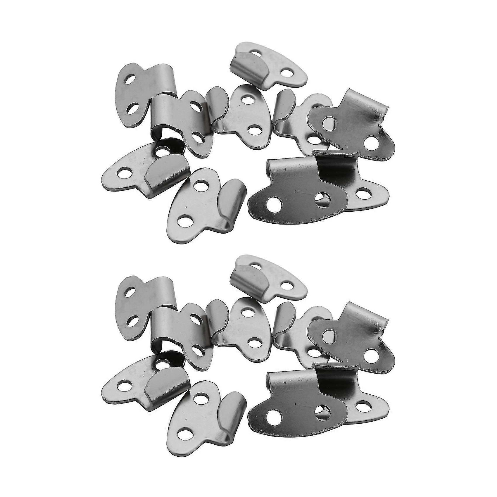20pcs Cabinet Spring Loaded Iron Straight Loop Toggle Latch 45mm Length