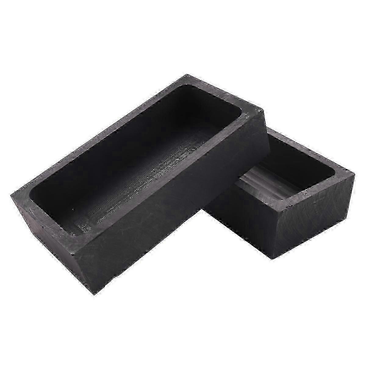 Graphite mold for casting refining metal 2pcs 1kg crucible