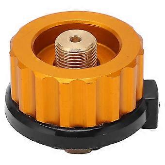 Adaptador de queimador para fogão de camping CYDT, tipo split, com desligamento automático, conversor para cilindro de butano, compatível com trilhas e atividades ao ar livre.