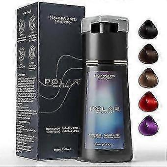 Instant Hair Dye Shampoo for Gray Hair Coverage, Natural Ingredients, Suitable for Women and Men