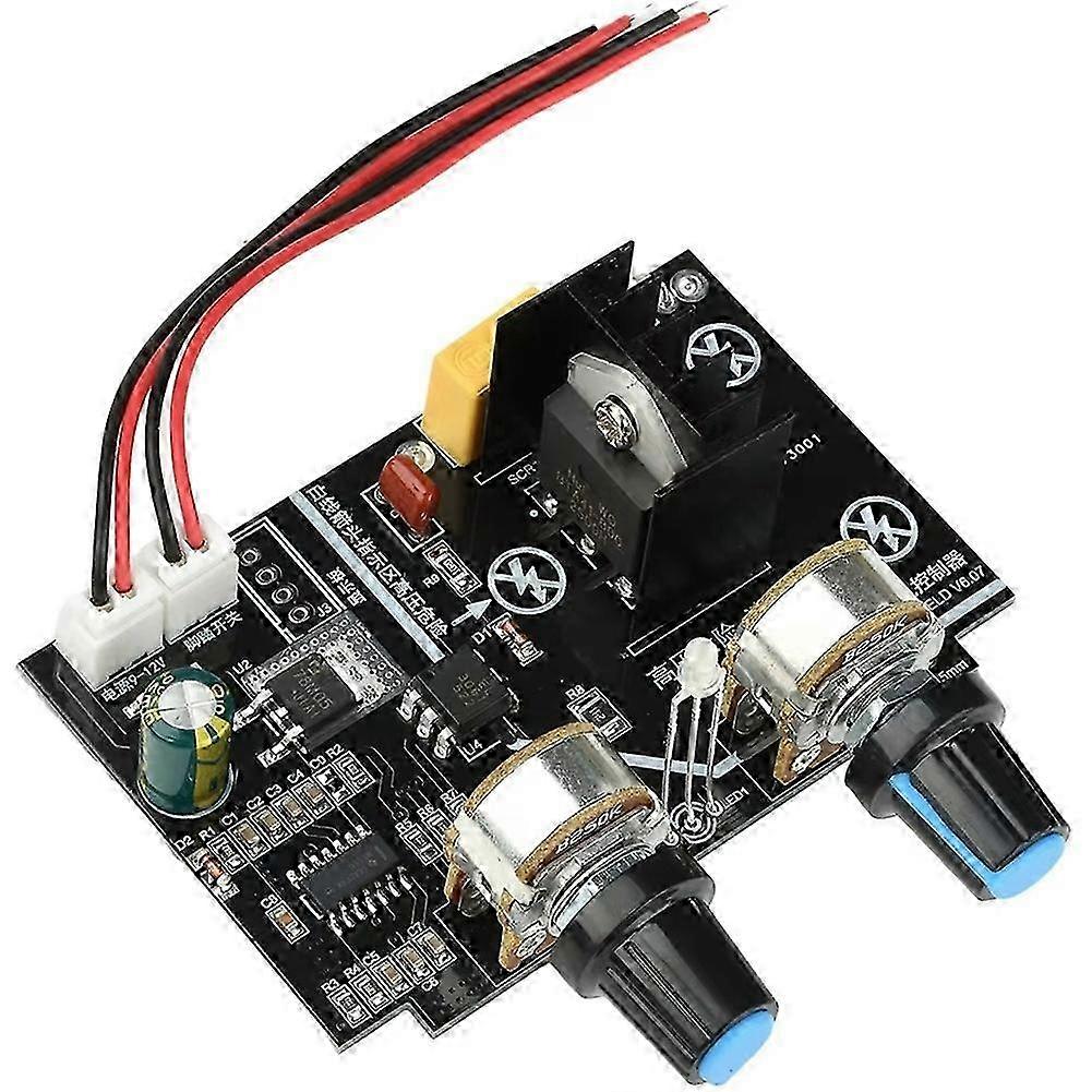 9-12V 40A Spot Welder Machine Control Board Adjustable Time & Current Solid State Relay Power Controller