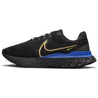 Nike React Infinity Run Flyknit 3 'Black Citron Royal' DZ4845-001