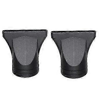 Pack of 2 Black Wide Design Hair Dryer Nozzle, Professional Plastic Hair Dryer Diffuser