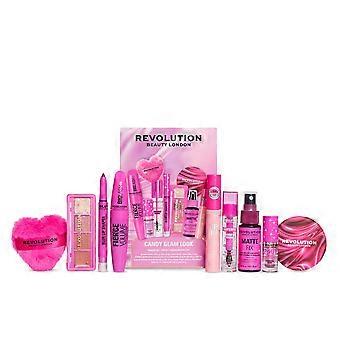 Revolution Make Up Candy Glam Look 9-delt etui til unisex