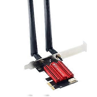 AC1200 Dual Band PCIe WiFi Card with Bluetooth 4.0 Wireless Network Adapter for Desktop Windows 11/10/8/7