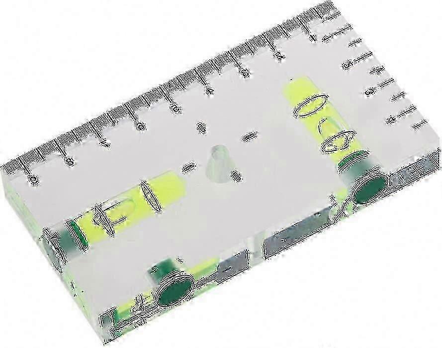 Precision Mini Dual-Sided Clear Magnetic Bubble Level Tool SI
