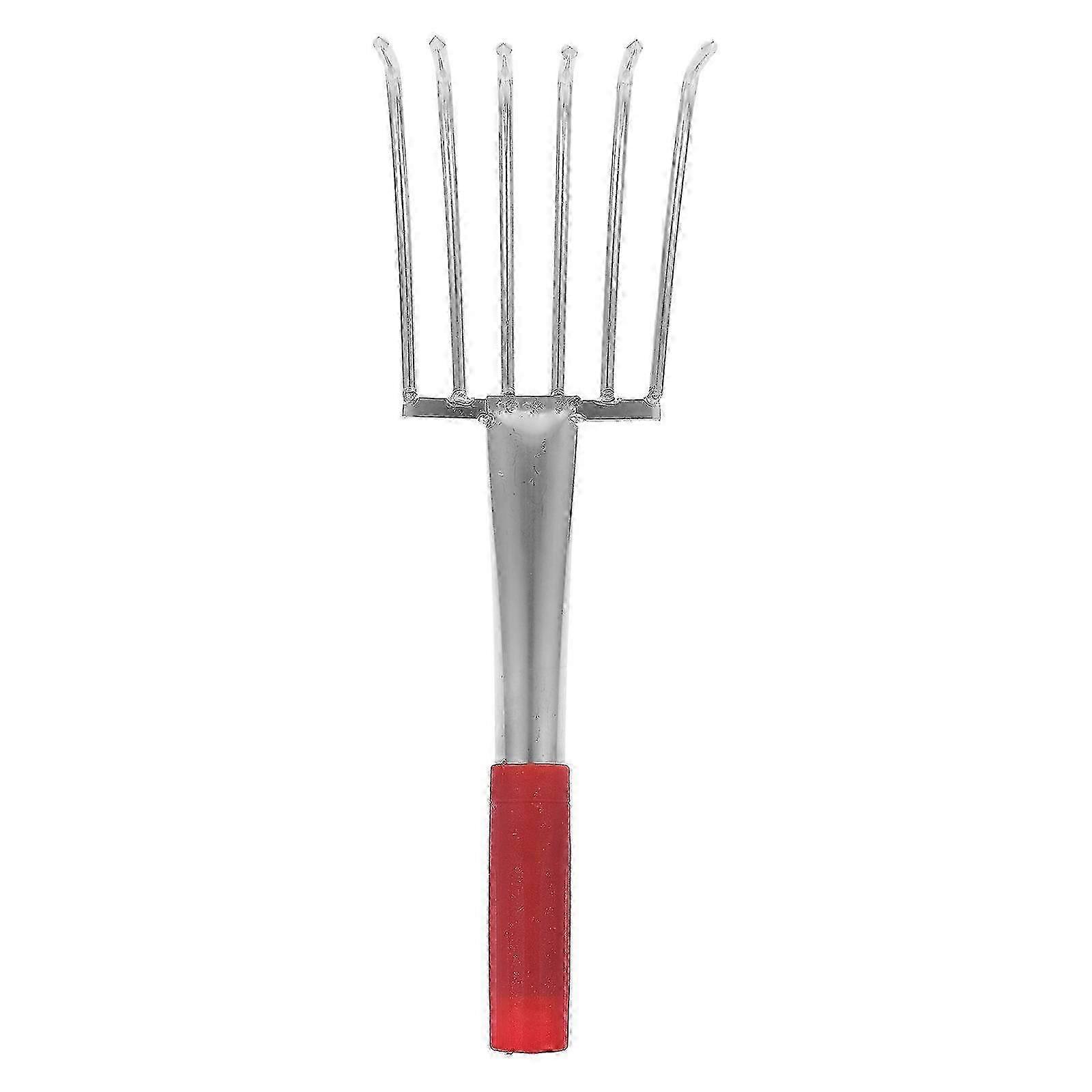 Professional Stainless Steel Clamming Rake compatible with Shell Harvesting with Comcompatible withtable Handle