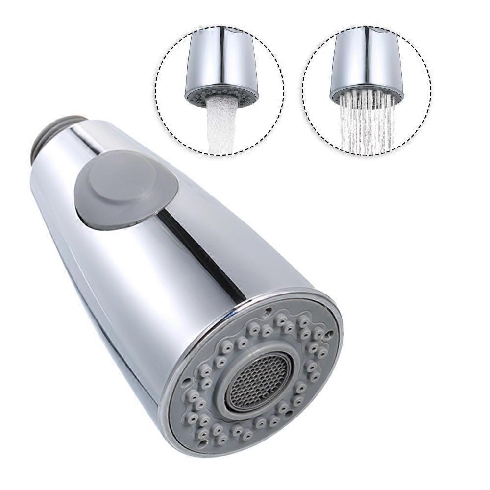 Kitchen Sink Faucet Head 2-Function Pull Out Spray Head with Check Valve Replacement Part G1/2