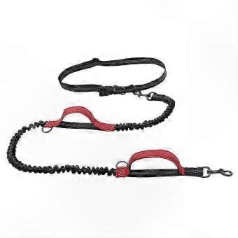 Running | Hands-Free Dog Leashes with Adjustable Belt and Retractable Bungee Cords for Medium and Large Pets