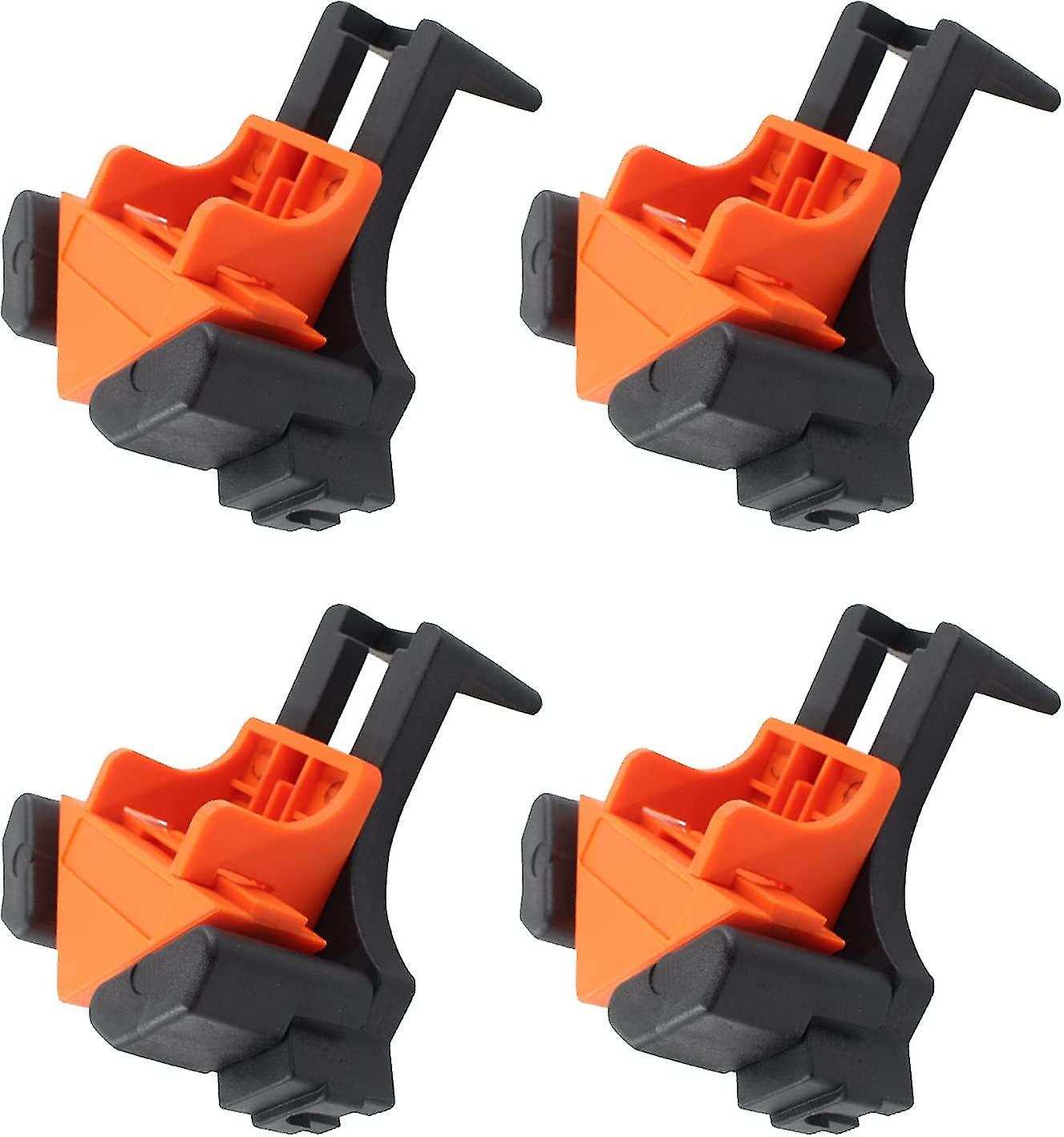 Set Of 4 90 Degree Corner Clamps, Adjustable Single Handle Spring Loaded Right Angle