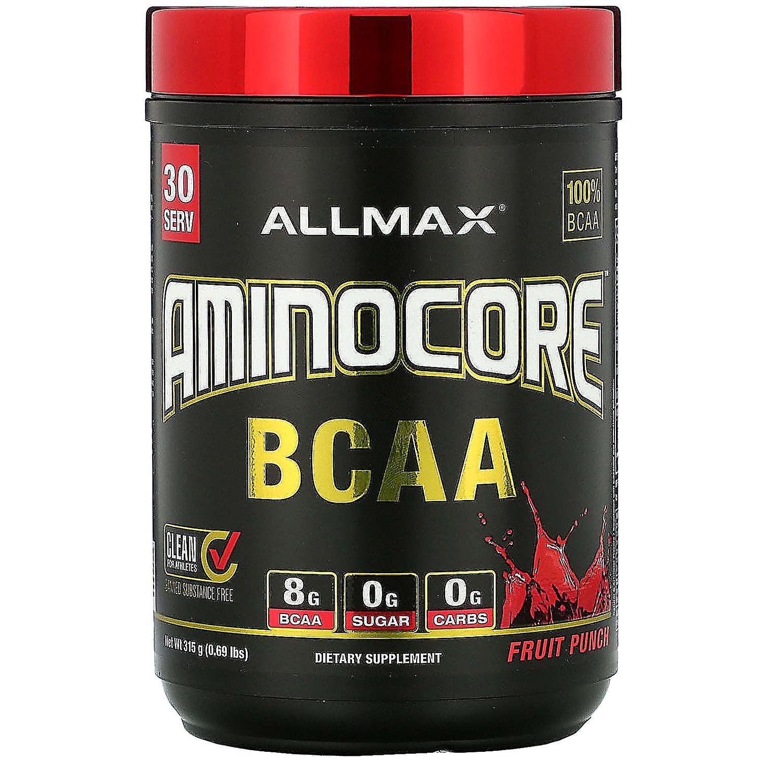 ALLMAX, AMINOCORE BCAA, Fruit Punch, 0.69 lbs (315 g)