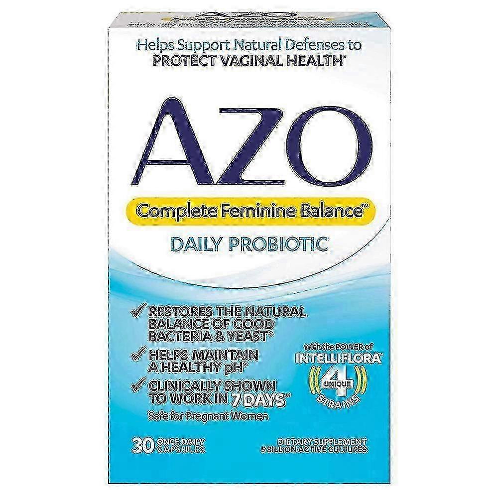 Azo Complete Feminine Balance, Daily Probiotic, 30 Ea
