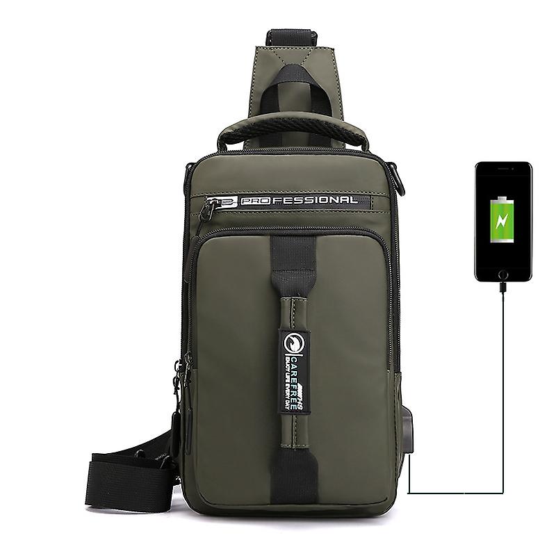 Multifunksjonell brystveske for menn