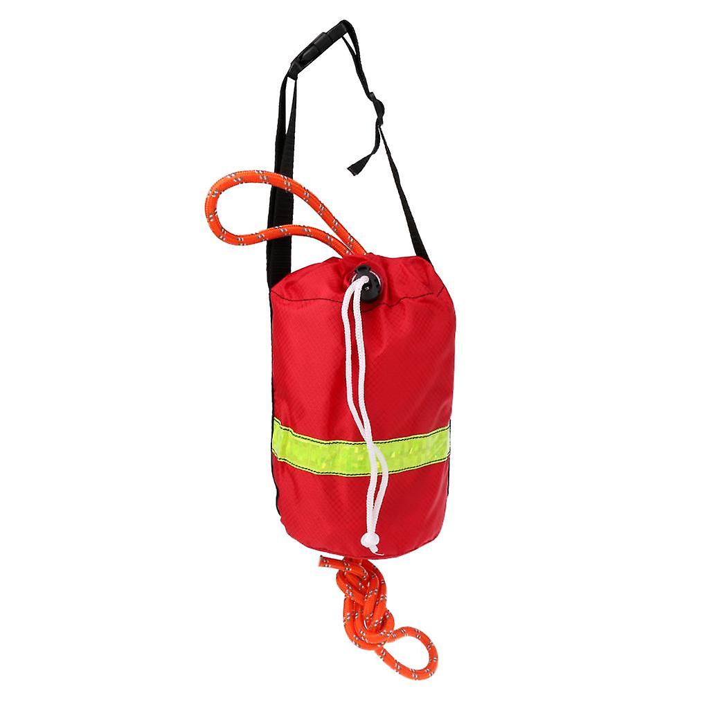 Kayak Boat Buoyant Rescue Reflective Throw Bag Throw Line Throw Rope 16m Red
