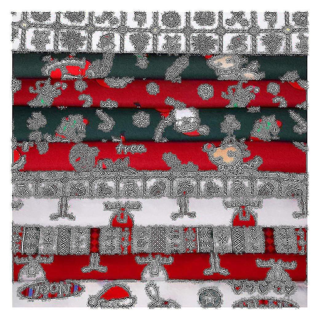 Christmas Printed Twill Cotton Fabric,patchwork Cloth,diy Material