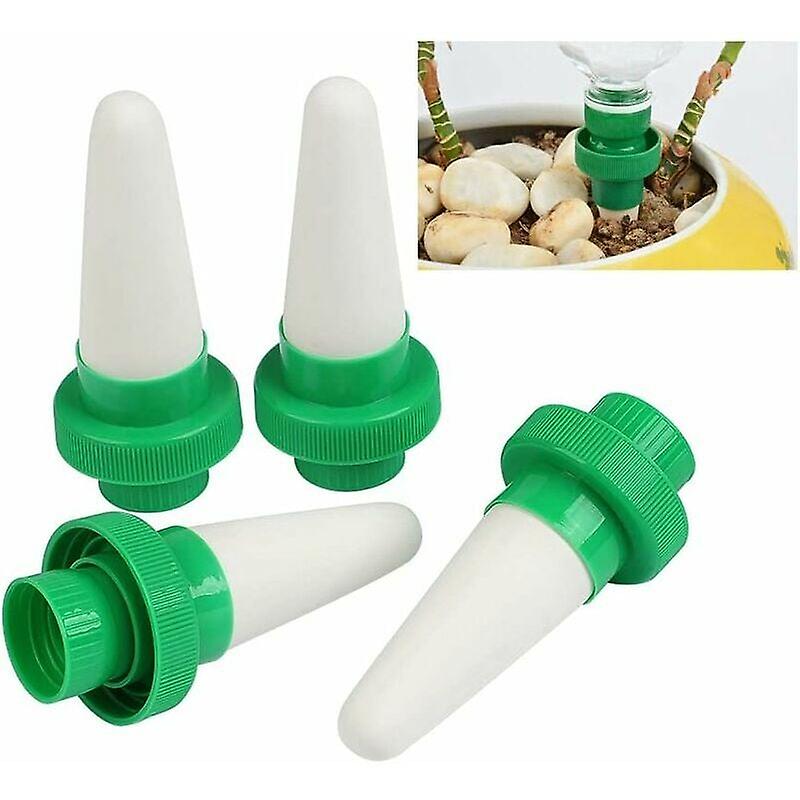Automatic Water Dispenser, Sprinkler Cone & Globe 4pcs (Green & White)