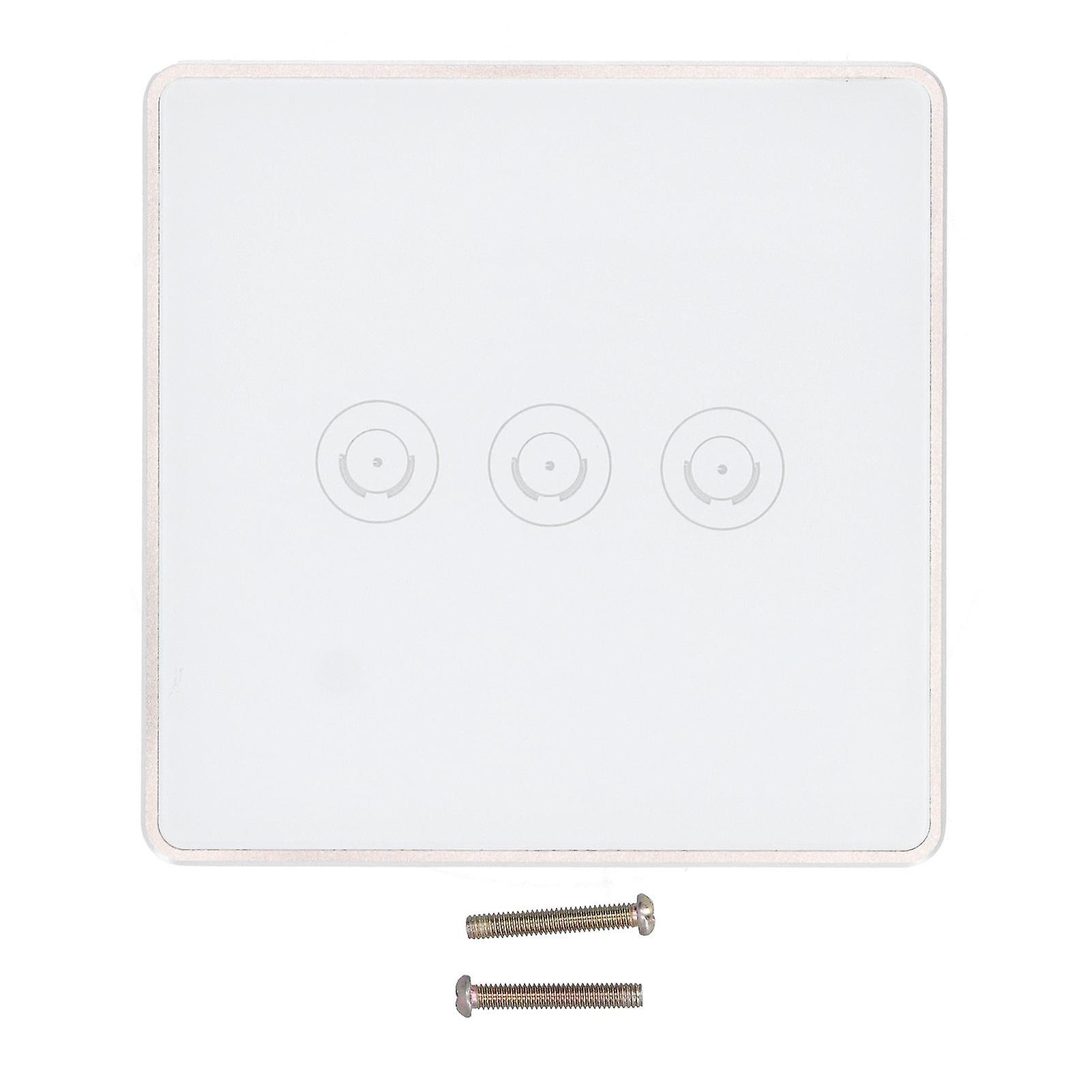 Smart Touch Switch White Intelligent Wifi Wireless Remote Controller 100240v Ac