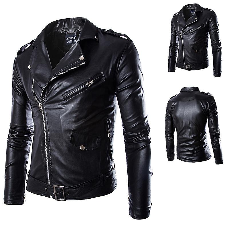 New Leather Jacket For Plush Men