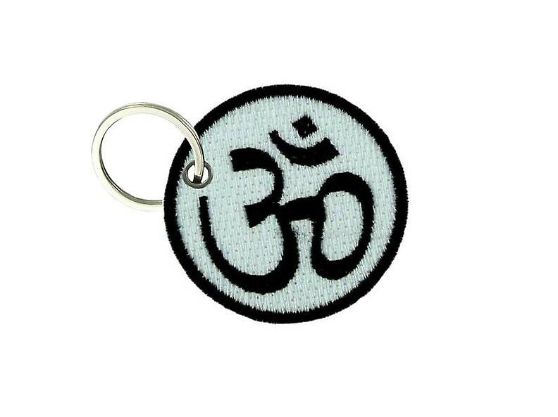 Cle Cles Key Brode Patch Ecusson Moral Ohm Buddhist White Symbol