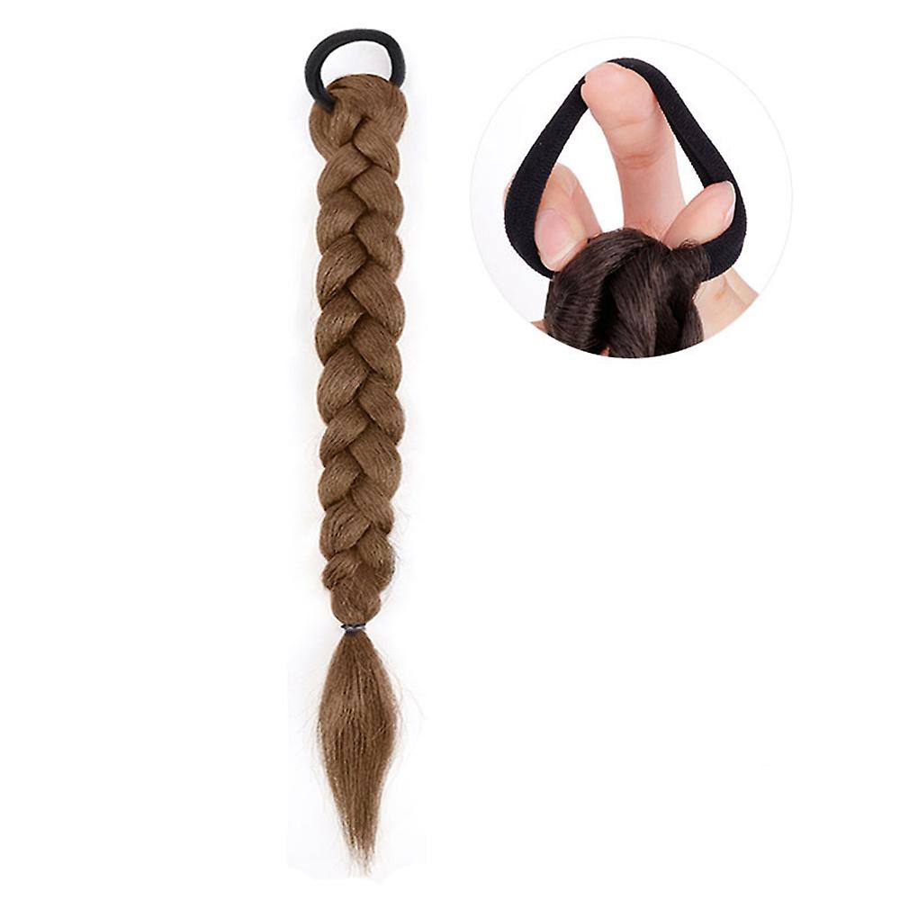 Punotut peruukit Synteettinen pitsi Etuperuukit Joustavat letit Poninhäntä naisille Tytöt Päivittäinen käyttö