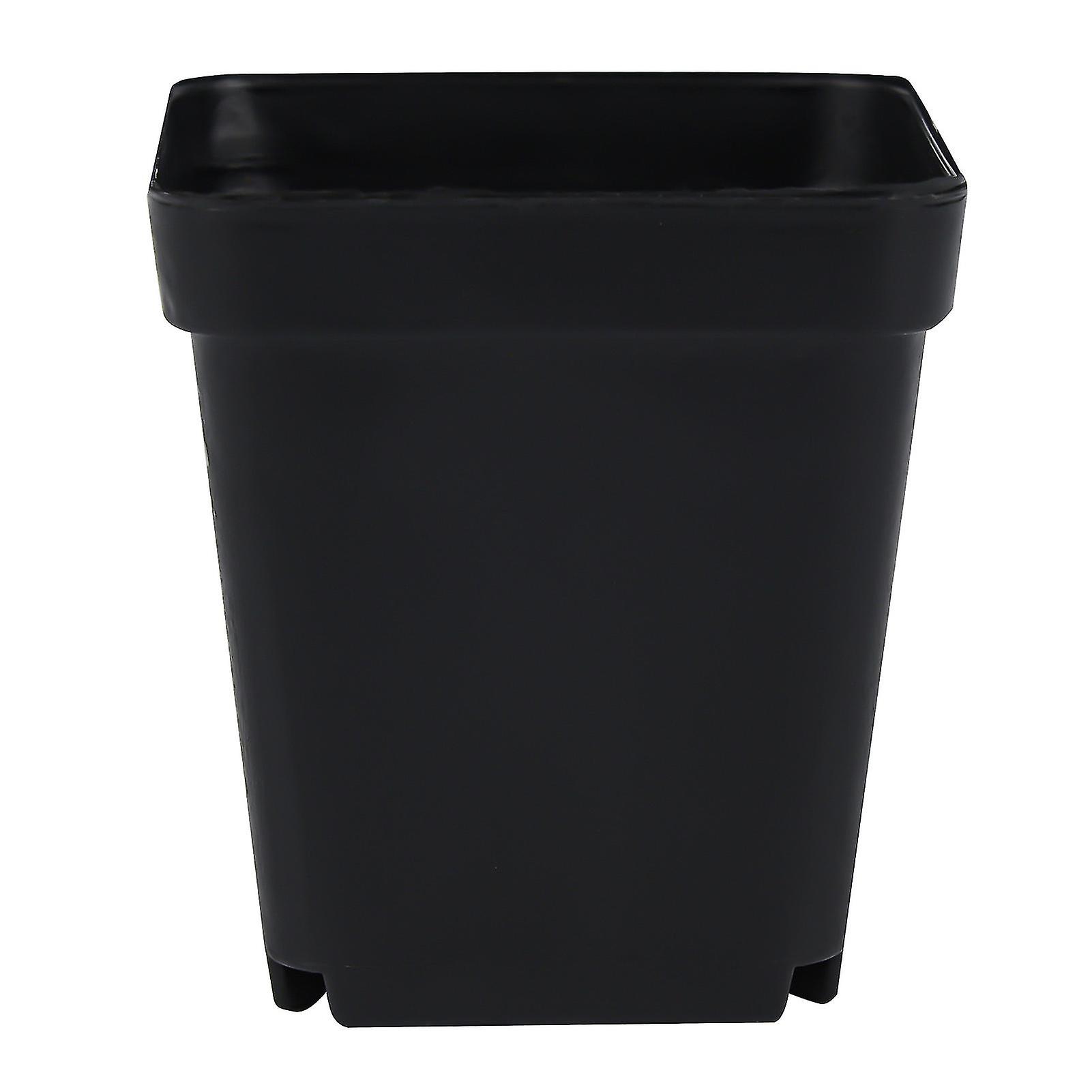 Seedling Pot Garden Decorative Seedling Flower Container Succulent Pot for Courtyard BalconyBlack