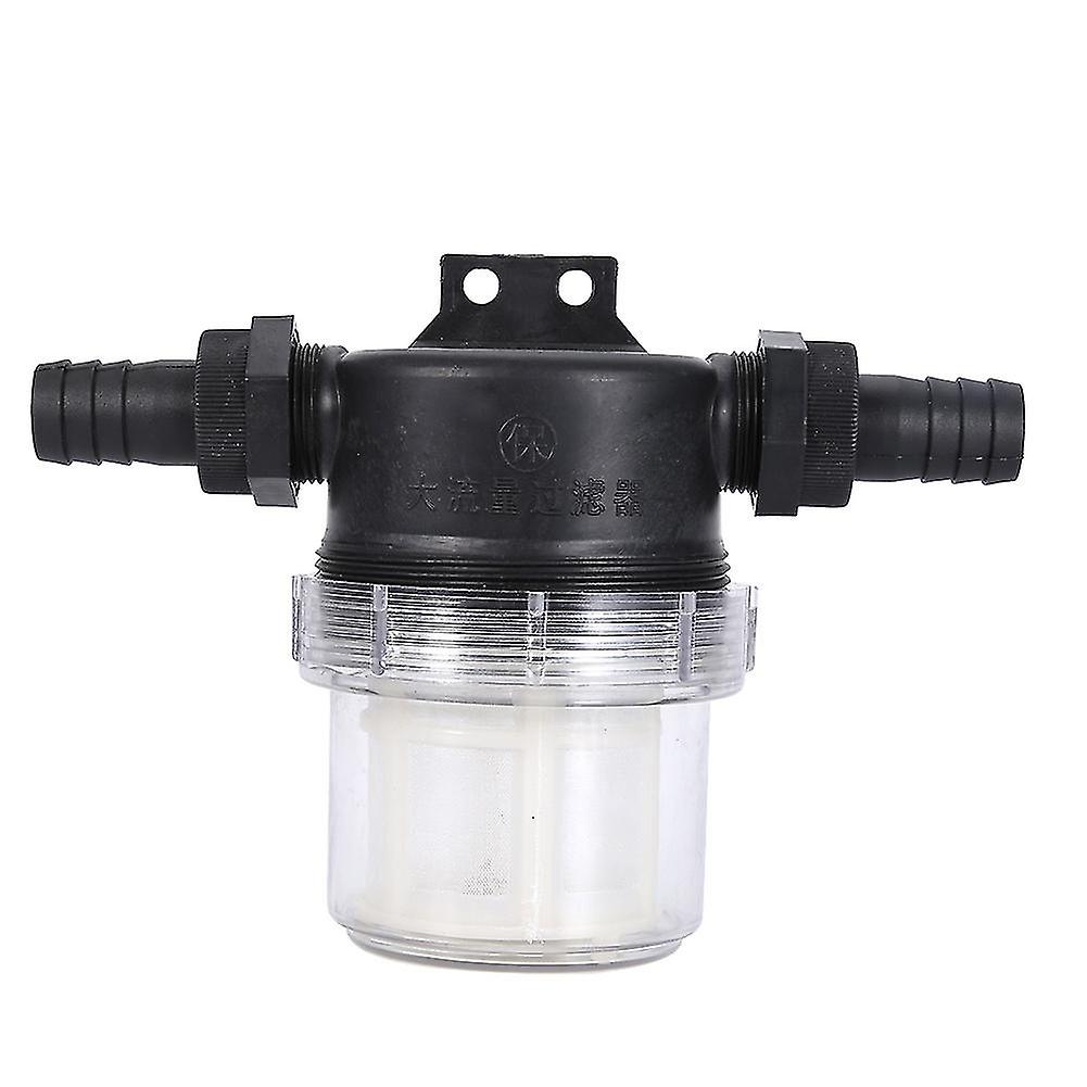 Water Pump Filter Transparent Inline Mesh Strainer Water Pump Filter Irrigation High Flow