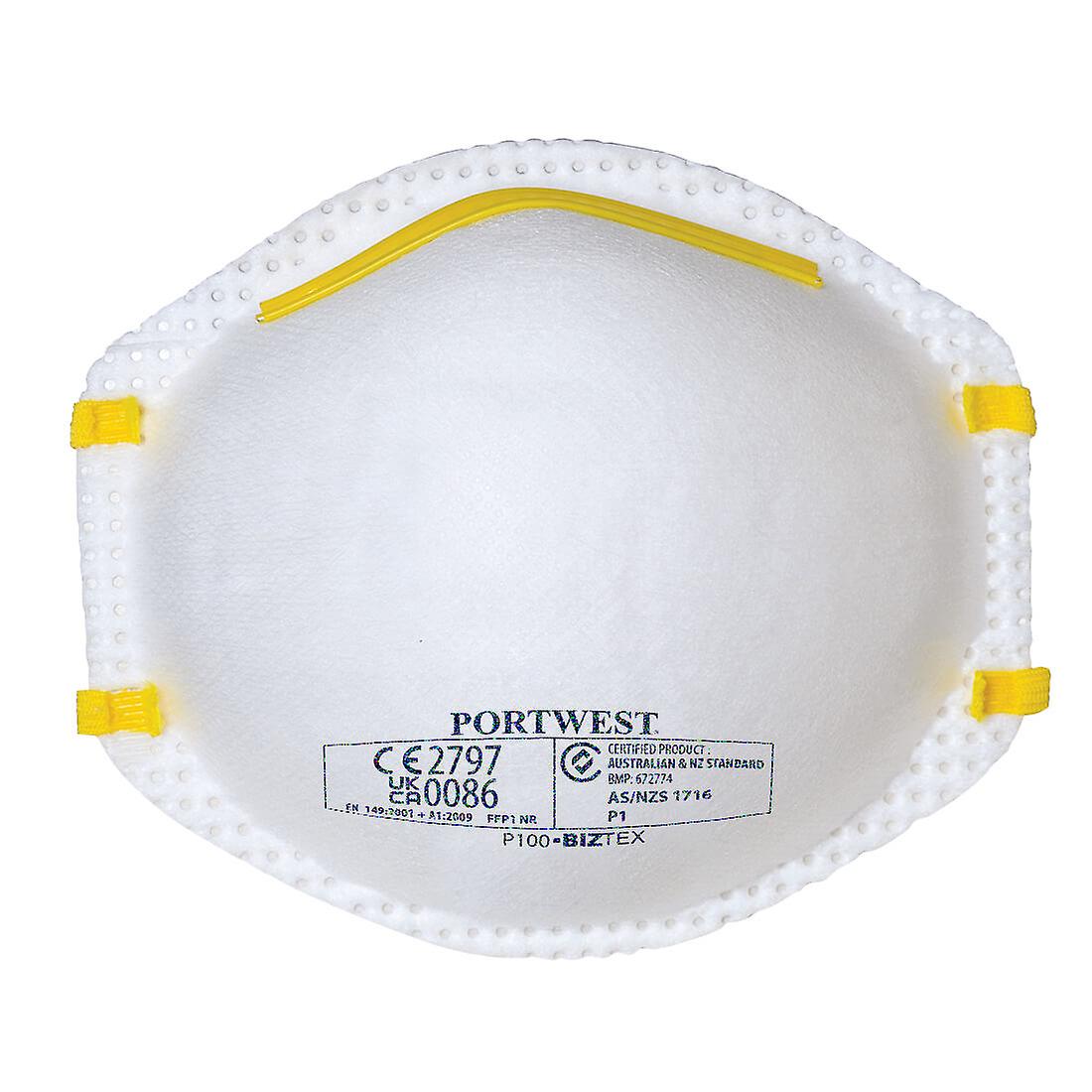 Portwest P100 Ffp1 Respirator, Pack Of 20