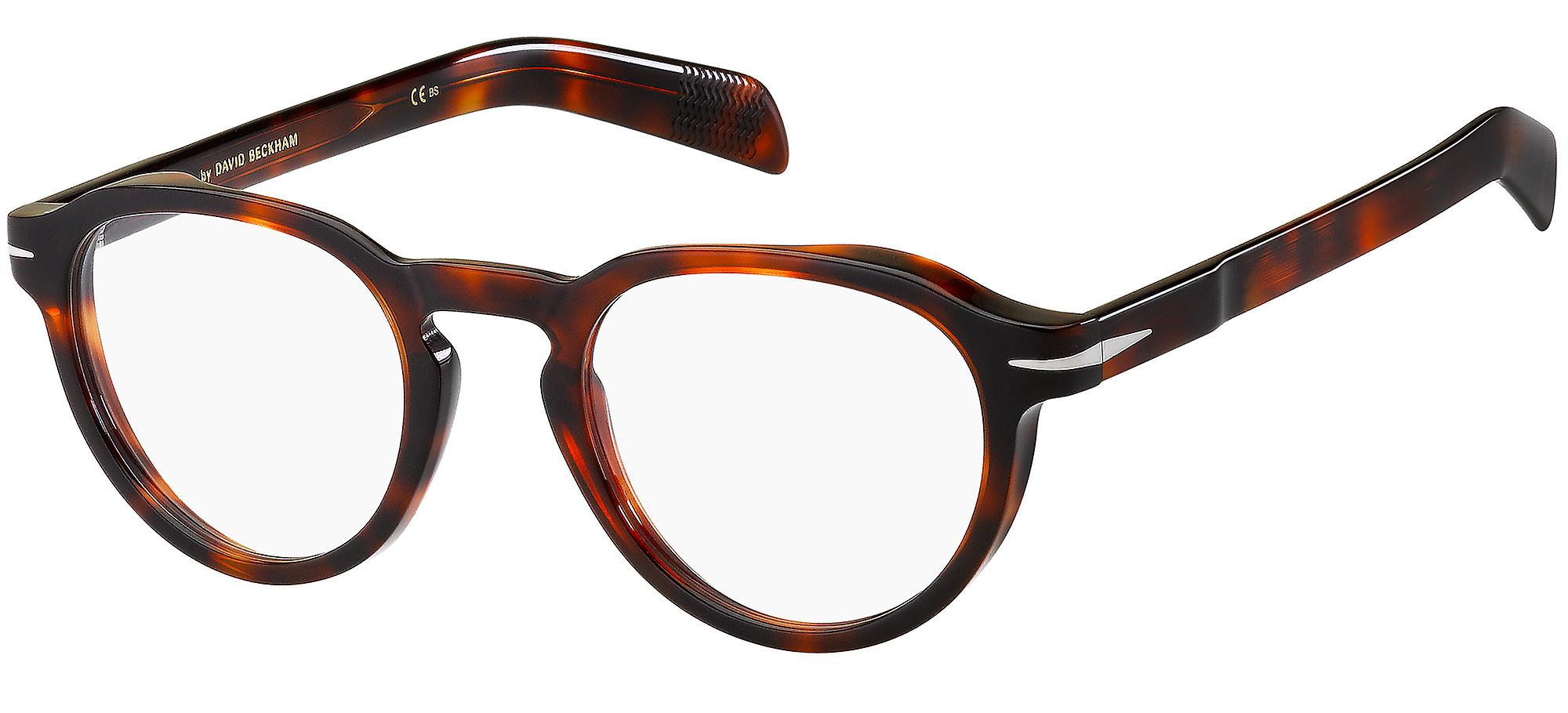Eyewear Frames David Beckham DB 7021 RED HAVANA 48/22/145 Man