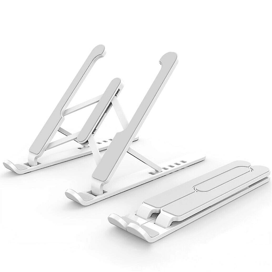White Portable Laptop Stand,foldable Support Base Holder For Laptop And Tablet Az8873